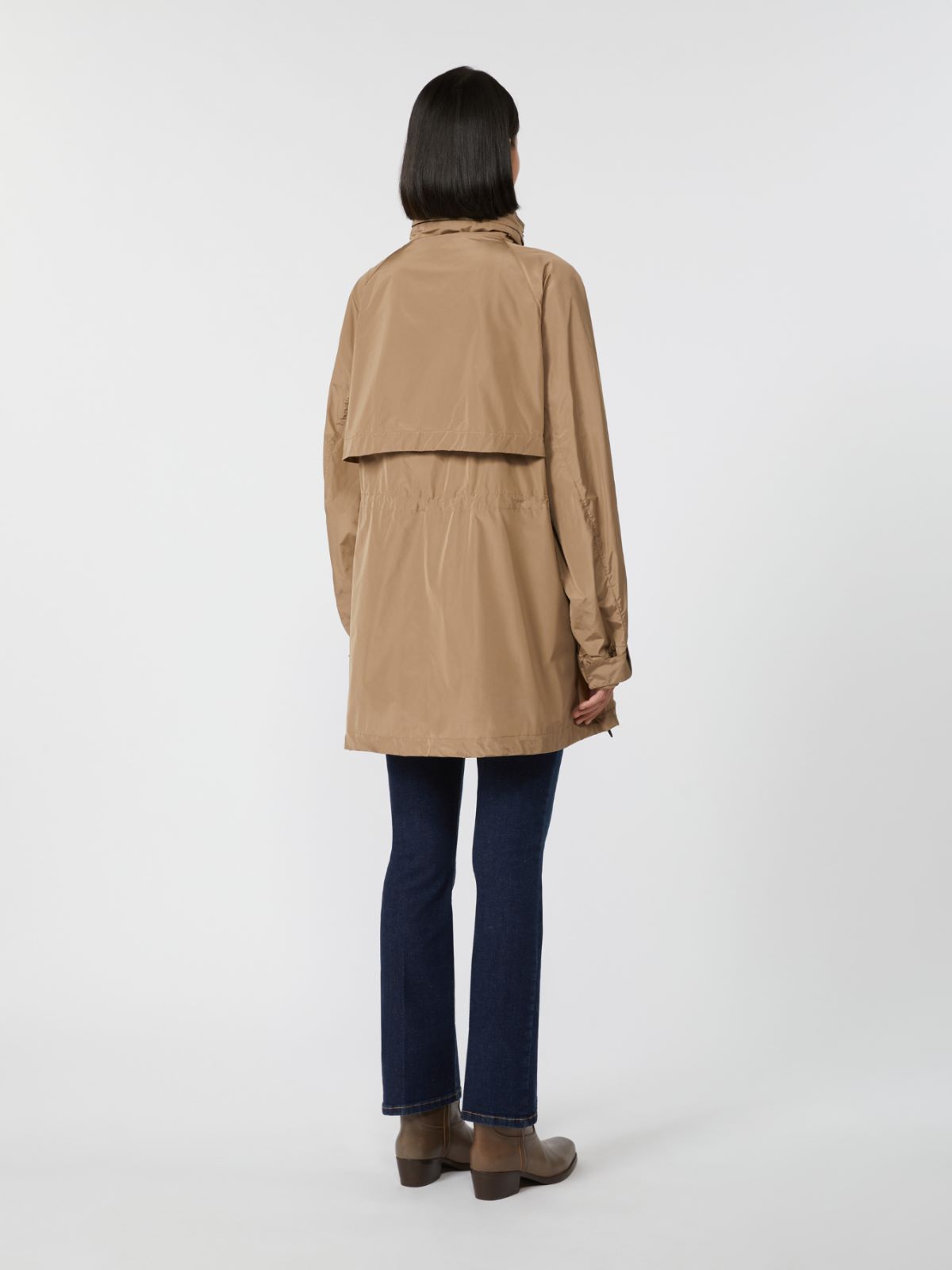 Water-repellent taffeta windbreaker, marron glace' | Weekend Max Mara