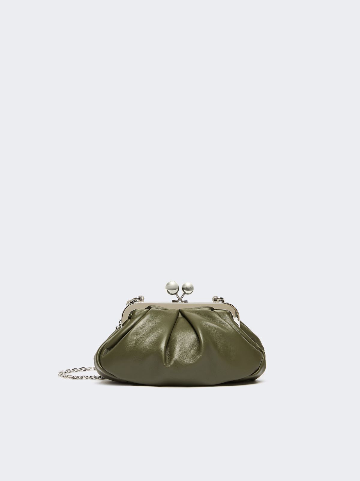 Small sheepskin Pasticcino Bag, dark green | Weekend Max Mara