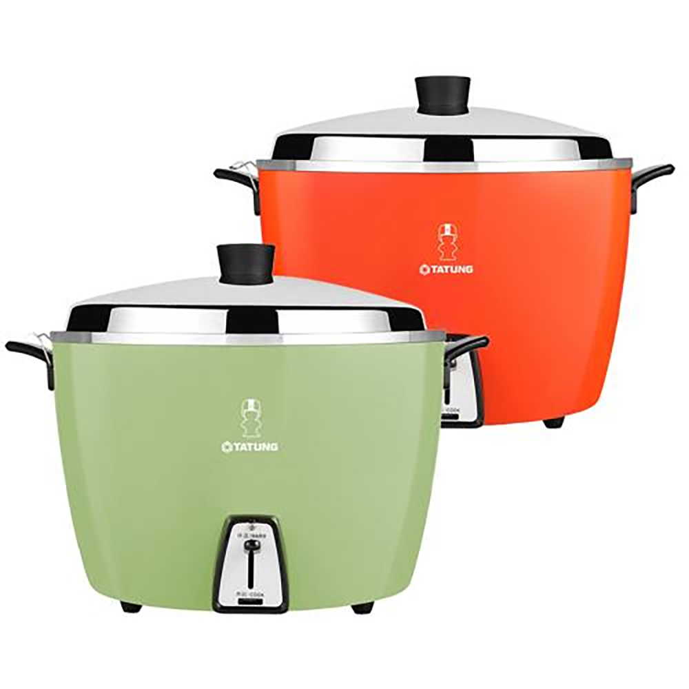 TATUNG 大同】15人份不鏽鋼內鍋電鍋(TAC-15L-DRU紅/TAC-15L-DGU綠