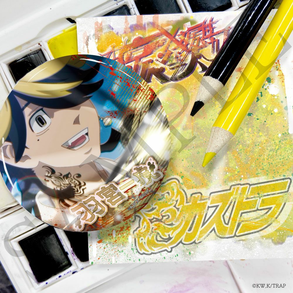 東京リベンジャーズ×文房具カフェ レトロシアターモチーフ 缶バッジ 羽