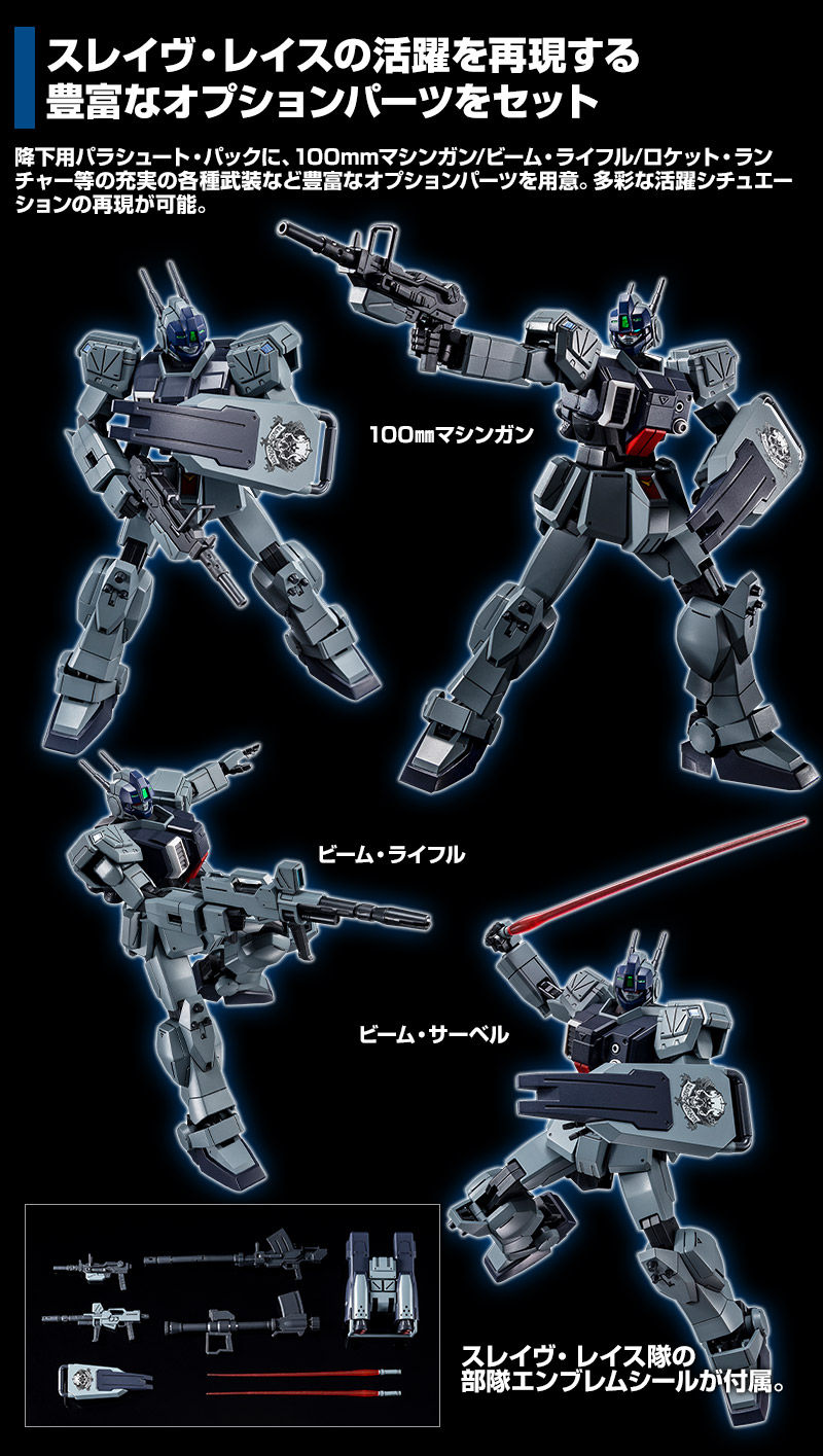 HG 1/144 スレイヴ・レイス（パラシュート・パック仕様