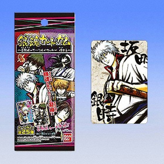 バンダイ 商品・サービスサイト | 銀魂カードガム～墨絵風って