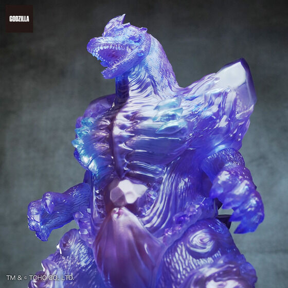 frog tree スペースゴジラ 紫水晶 ソフビ GODZILLA frog tree スペース