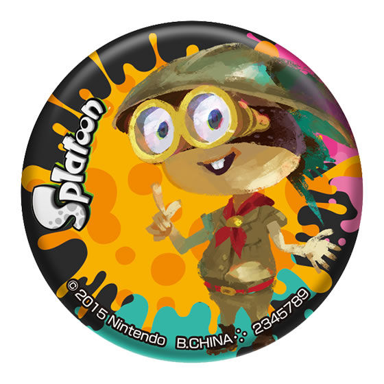 スプラトゥーン イカした缶バッジコレクション2｜ガシャポン
