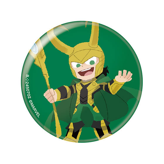 MARVEL カプセル缶バッジ Illustrated by GuRiHiRu｜ガシャポン