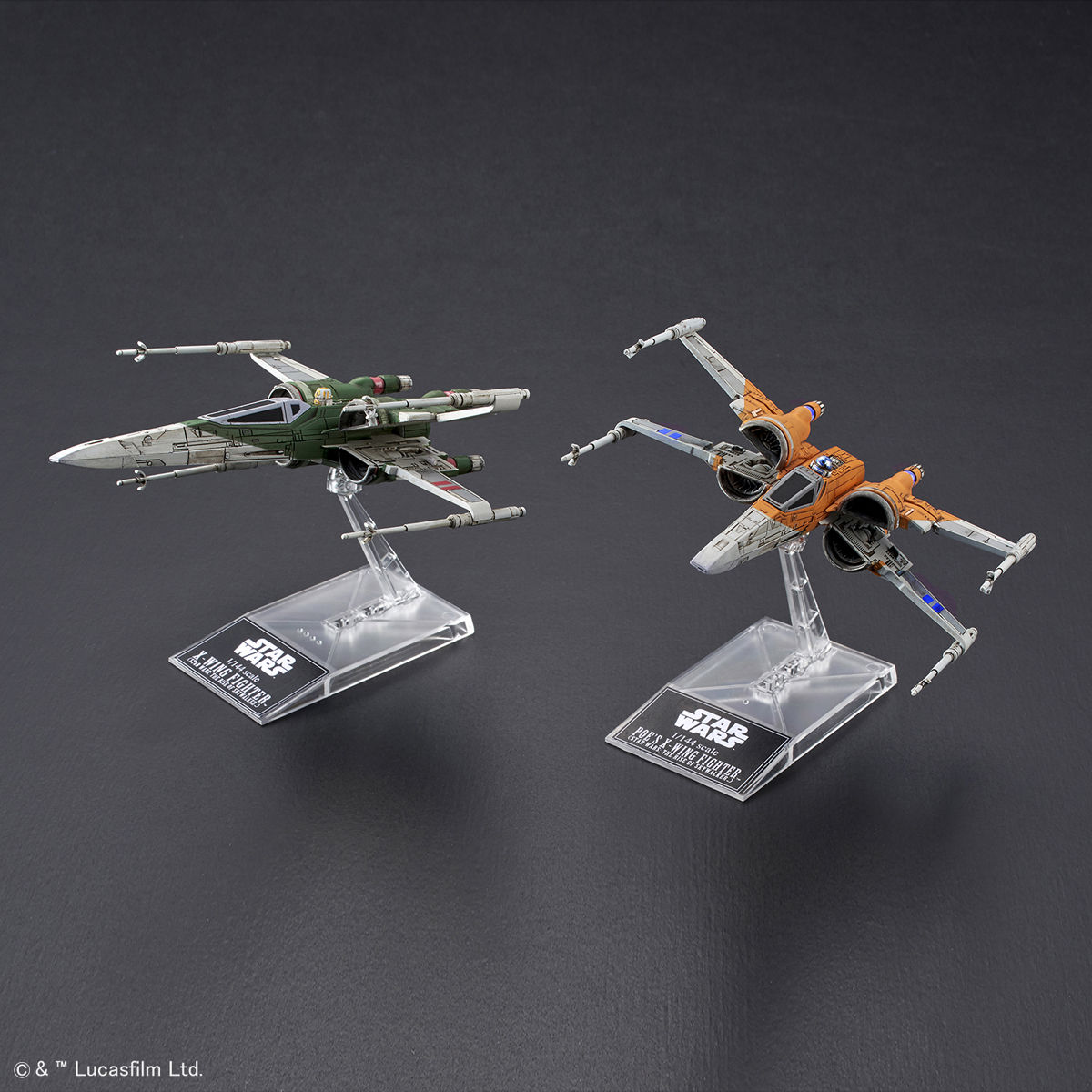 1/144 Xウイング・ファイター ポー専用機＆Xウイング・ファイター