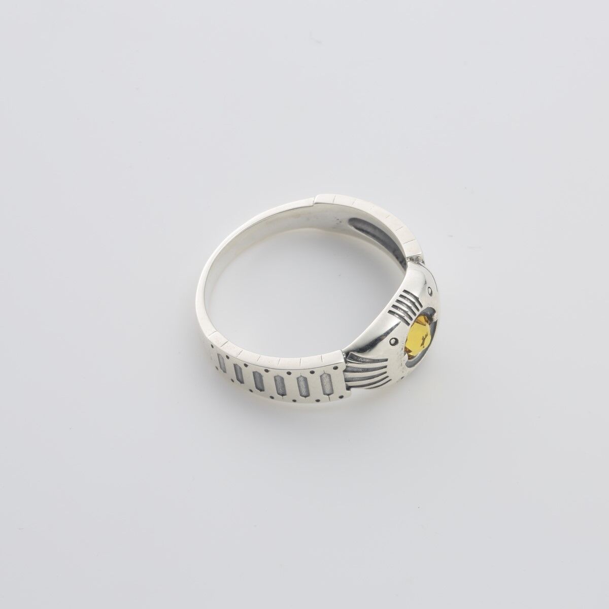 仮面ライダーオーズ／OOO アンク(グリード態) ベルト型silverリング