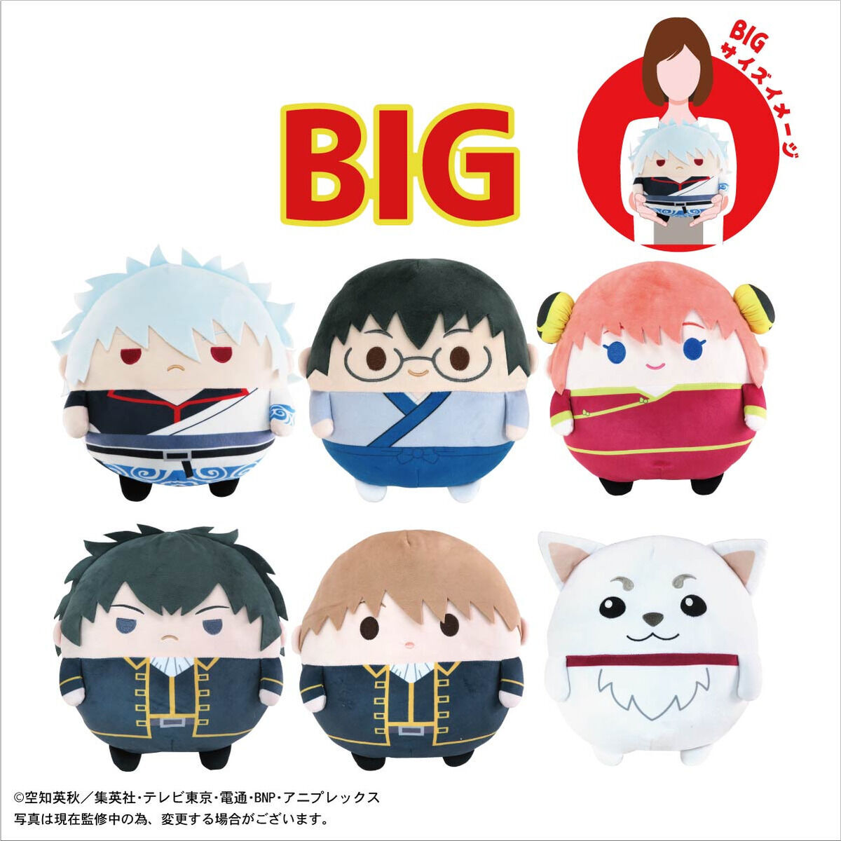 銀魂 ふわコロりん BIG | 銀魂 おもちゃ・キャラクター玩具 | アニメ