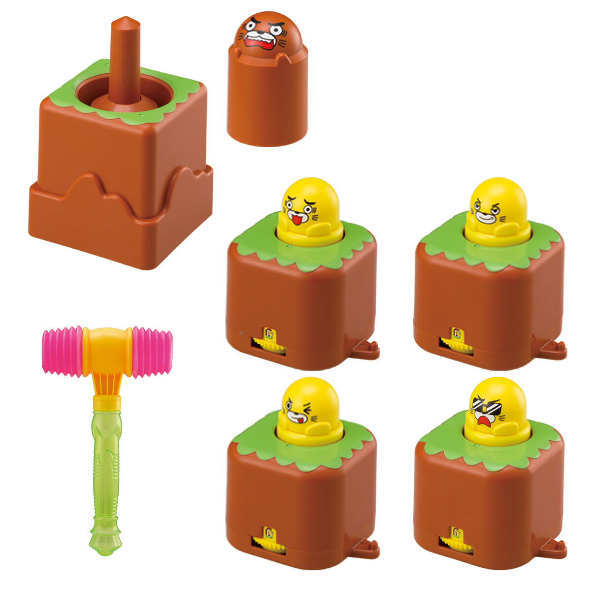 元祖モグラたたきゲームシリーズ 飛びだせ！いかりの親分モグラ