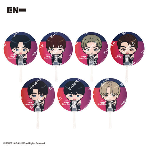 フラットガシャポン】ENHYPEN クリアうちわコレクション｜ガシャポン