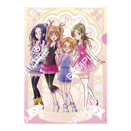 フラットガシャポン】プリキュアオールスターズ クリアファイル