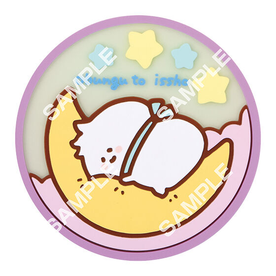 フラットガシャポン】お文具といっしょ クリアラバーコースター