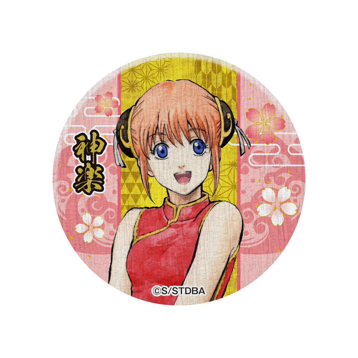 銀魂 キャラポップストア 和紙風缶バッジコレクション-花鳥風月