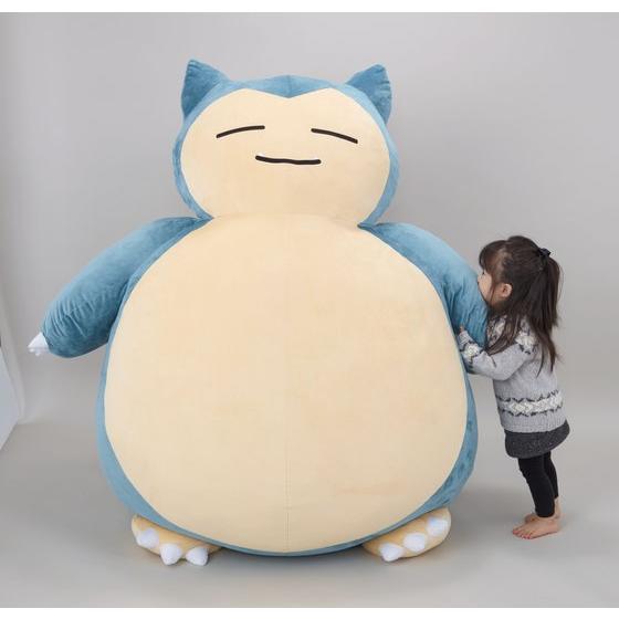 ポケモンの「カビゴン」が全長約1.5mのクッションになってプレバン限定