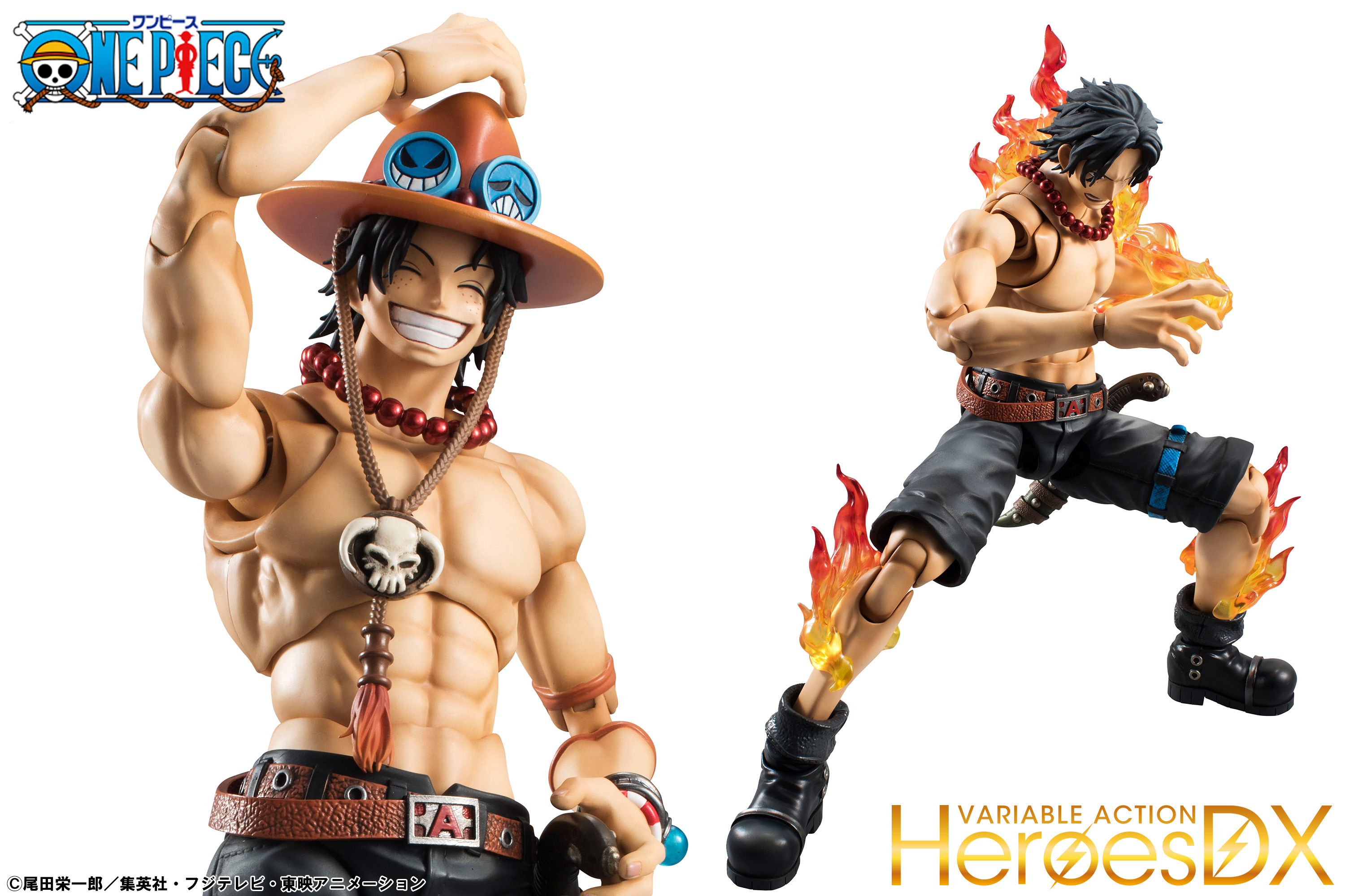 ワンピース「エース」が緻密＆可動の“動くP.O.P”で立体化 泣き顔パーツ