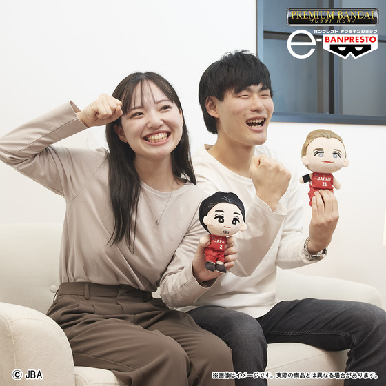 バスケットボール 男子日本代表『アカツキジャパン』がデフォルメ