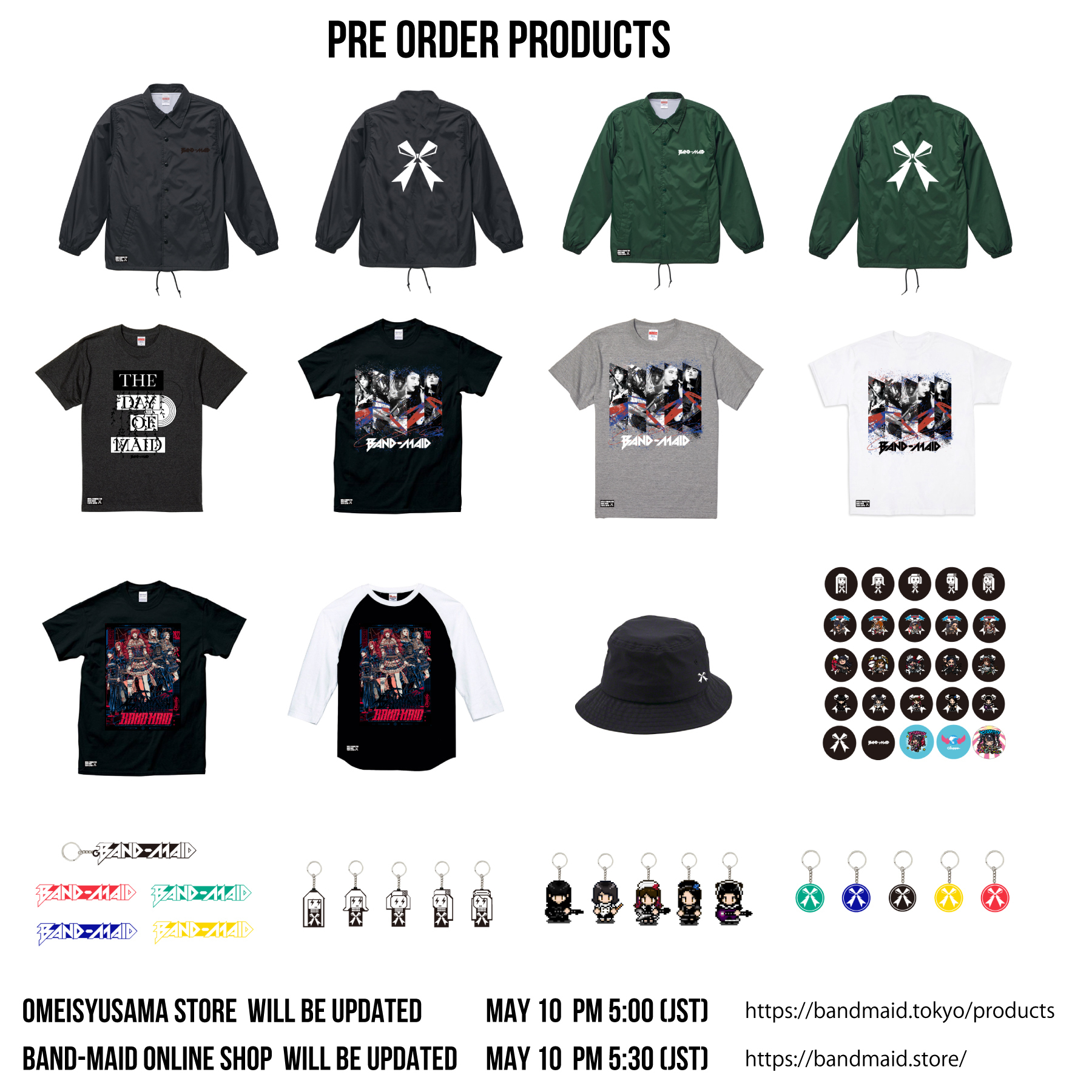 NEWS]配信期間延長！5/10(火) BAND-MAID「メイドの日」にSPECIAL TALK