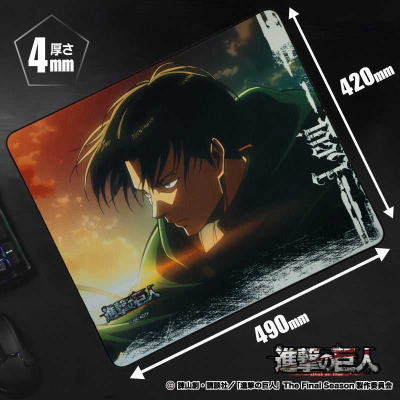 進撃の巨人 進撃のゲーミングマウスパッド【リヴァイA】 – BABY FAZE