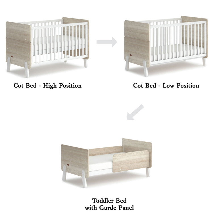 BOORI 3in1 ベビーベッド ナッティ 単品 Boori ブーリ キッズベッド