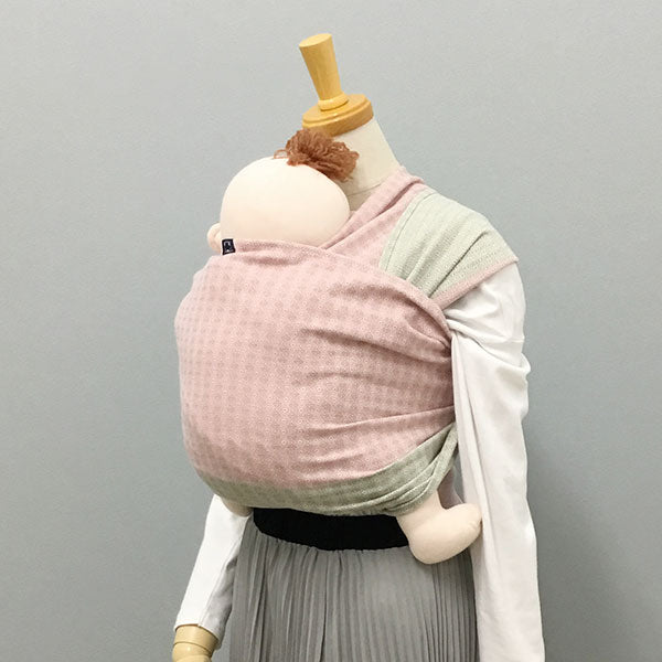 へこおび ダイヤモンド織 Hishi もも×オリーブ（厚手） – 北極しろくま堂