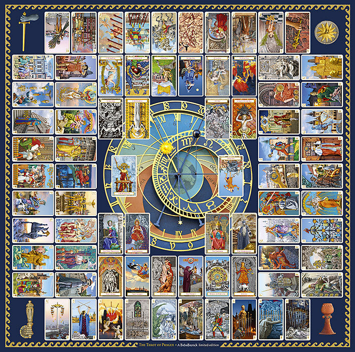 The Tarot of Prague. Limited edition LARGE FORMAT. Now with wooden