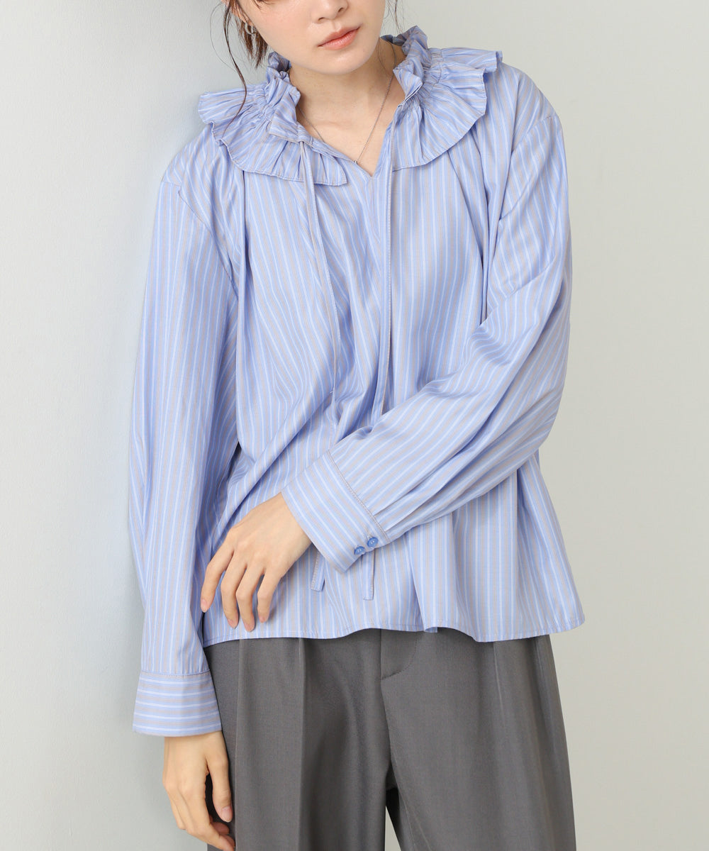 ギャザーフリルブラウス – Bab