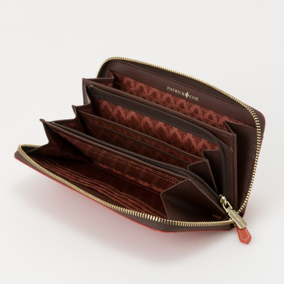 PATRICK COX カラーサンダル ラウンドファスナー長財布 商品｜THE BAGMANIA