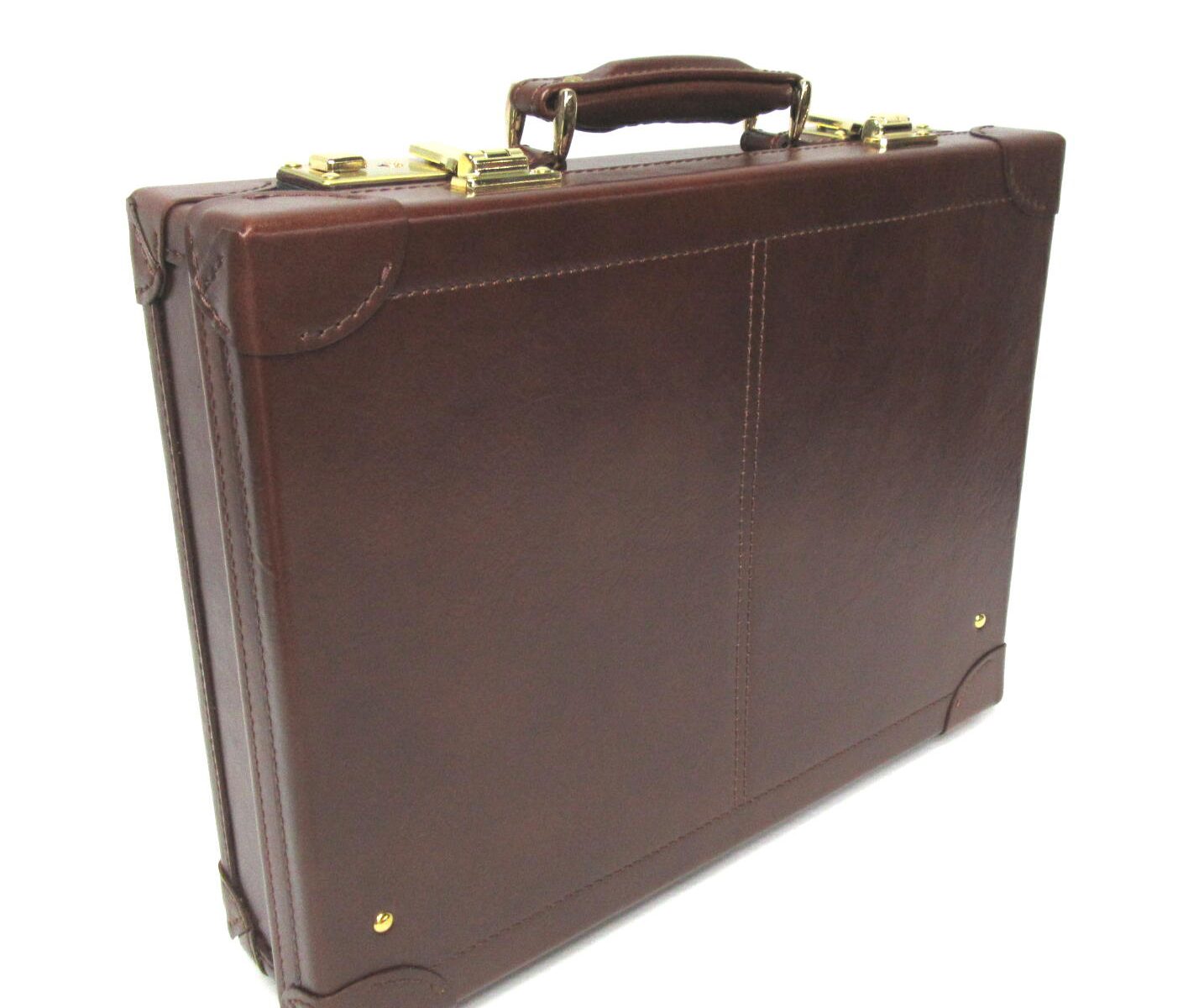 シーザー［バロンII］本革製トランク型アタッシュケース 40cm 15510