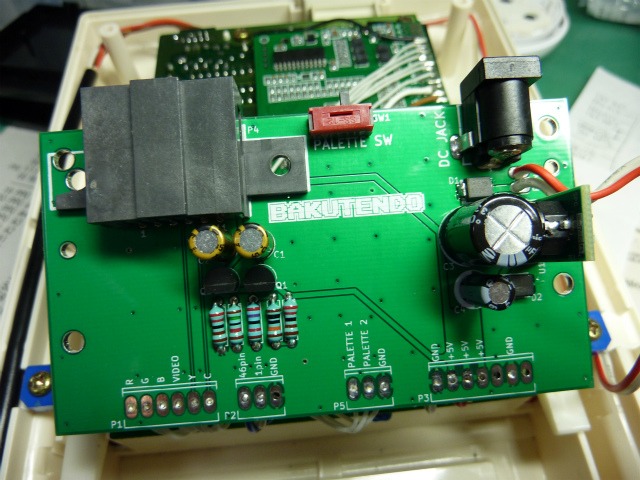 赤白ファミコン用 NESRGB AVマルチ基板 | BAKUTENDO