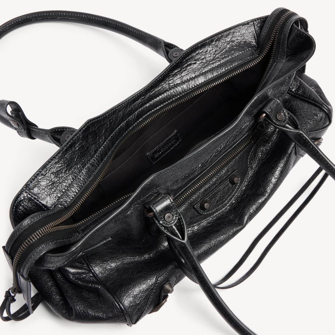 Women's Le City Bag East-west in Black | Balenciaga US