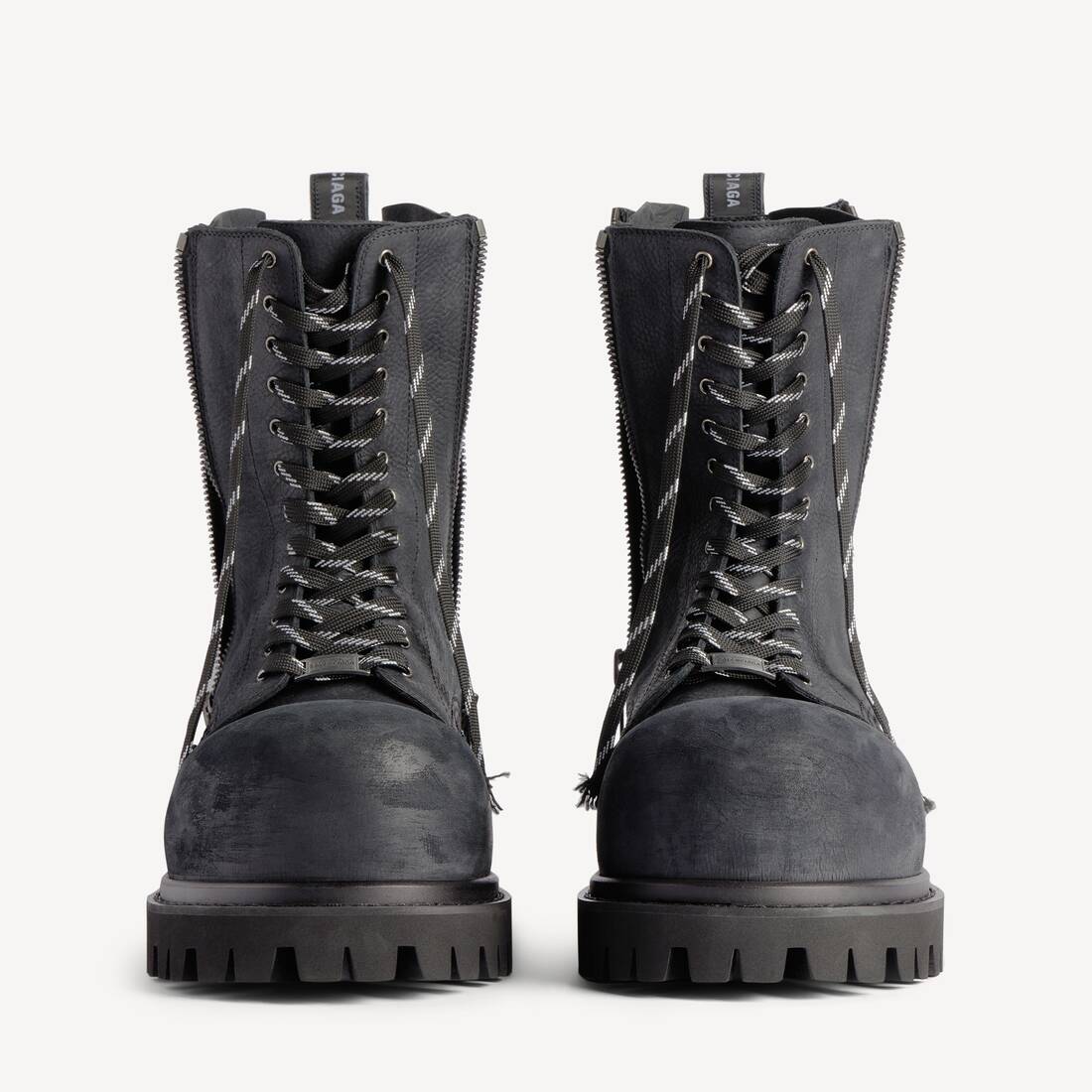 Men's Stomper Zipped Bootie in Black | Balenciaga US