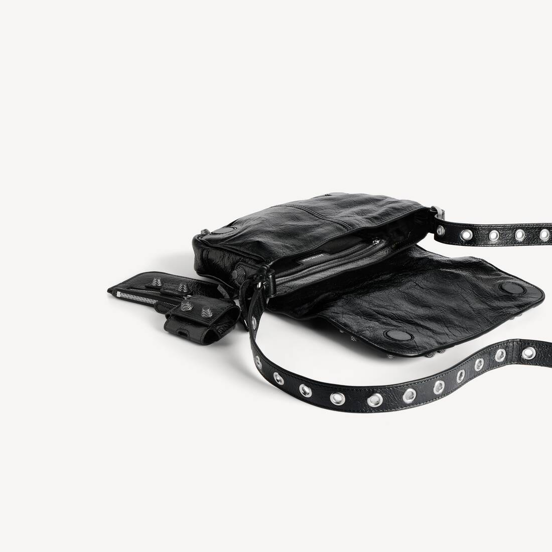 Men's Le Cagole Flap Bag Xs in Black | Balenciaga US