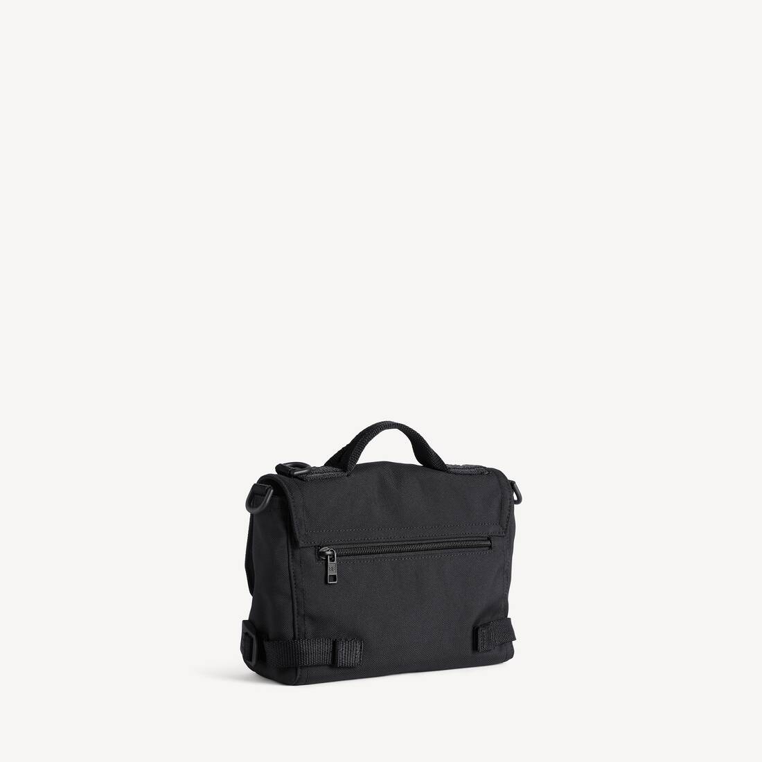 Men's Army Messenger Bag Small in Black | Balenciaga US