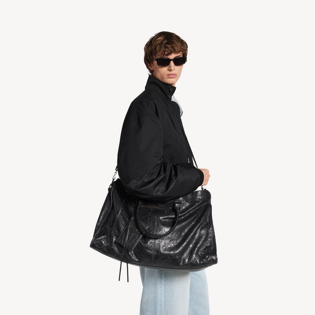 Men's Le City Travel Bag in Black | Balenciaga US