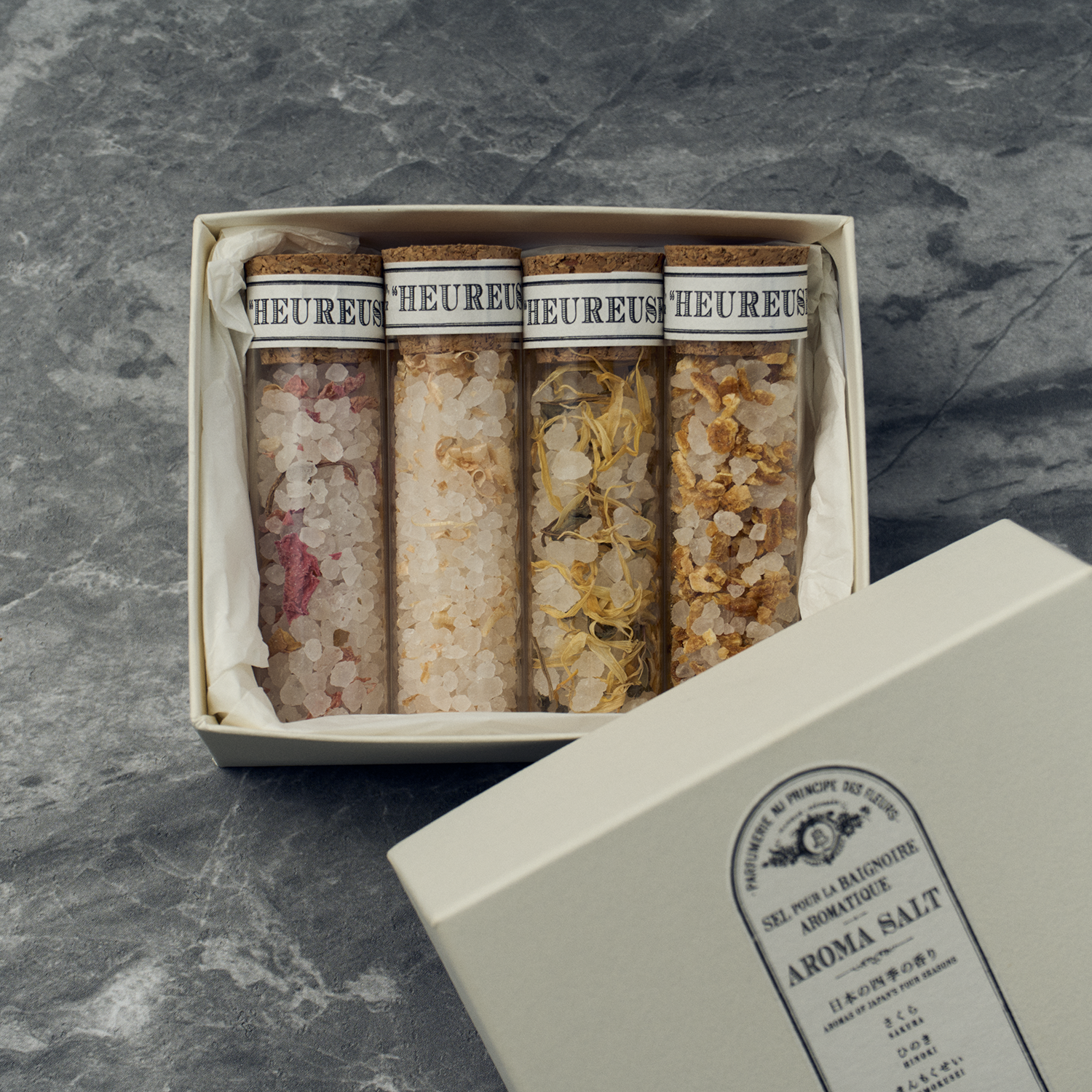 日本の四季の香りアロマバスソルト ギフトセット – BALLON - バロン