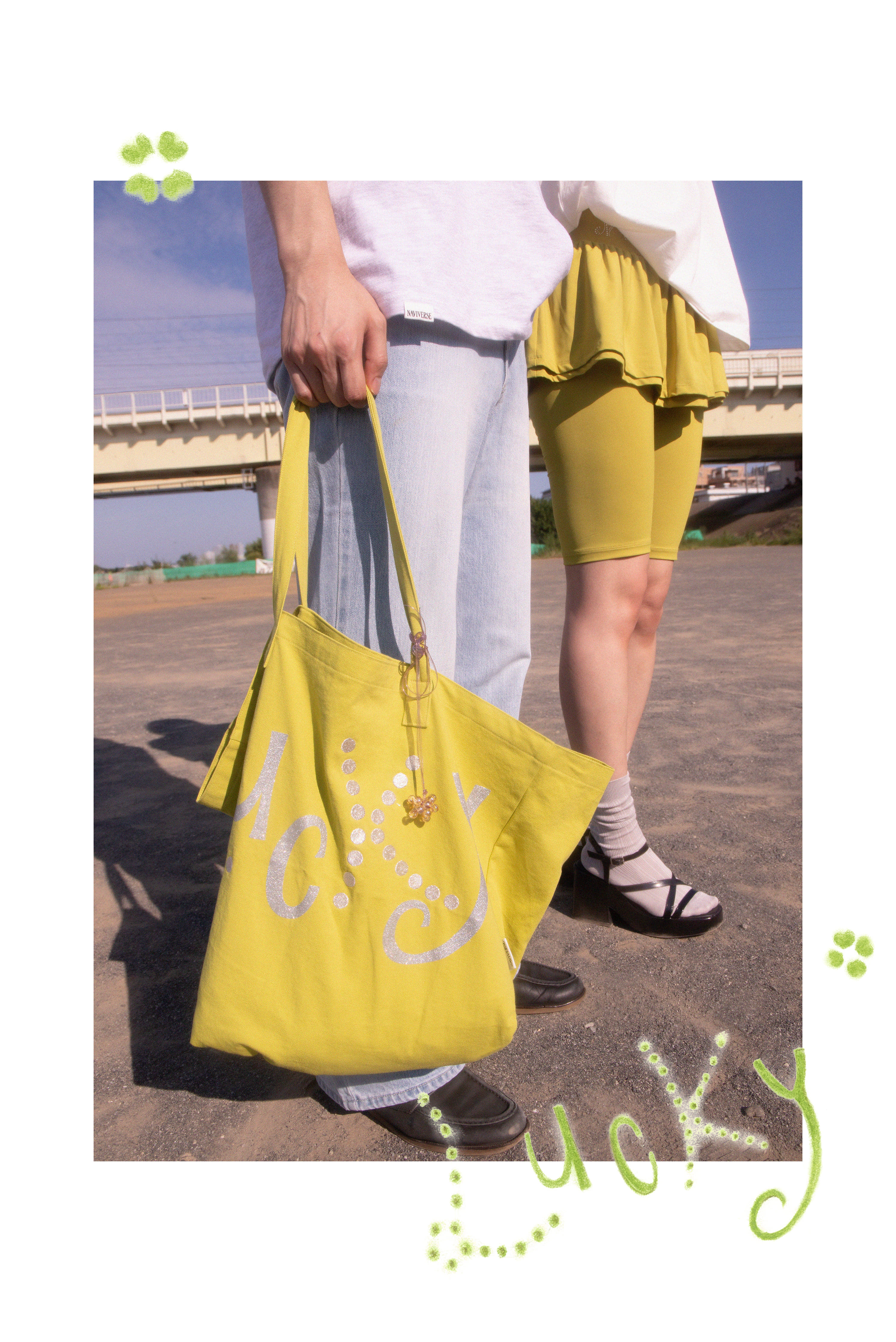 バッグ naviverse Lucy tote bag black naviverse> Lucky Tote Bag / Burgundy | cai