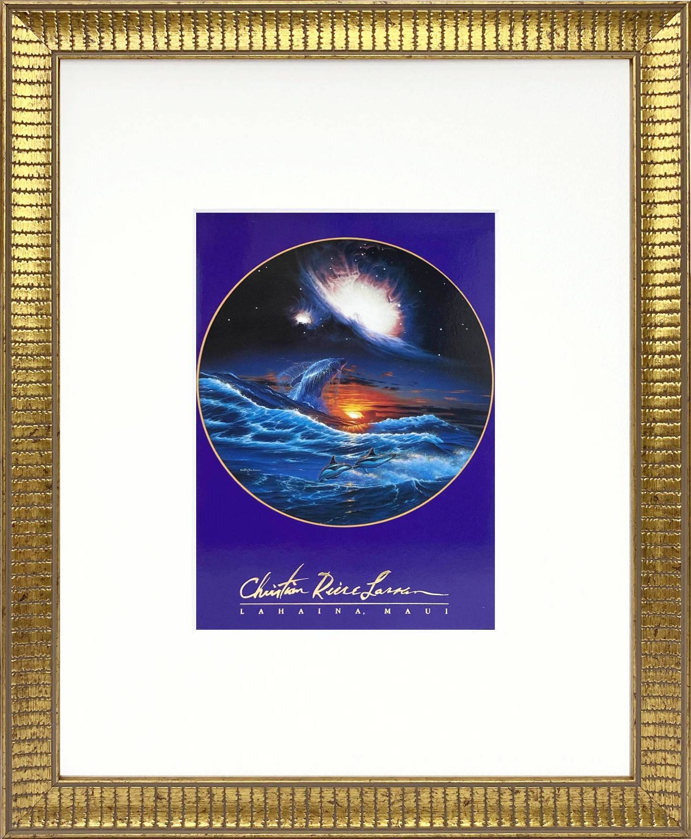 ラッセン ミニアート「ジェネシス」額縁 2種展開 絵画 インテリア雑貨