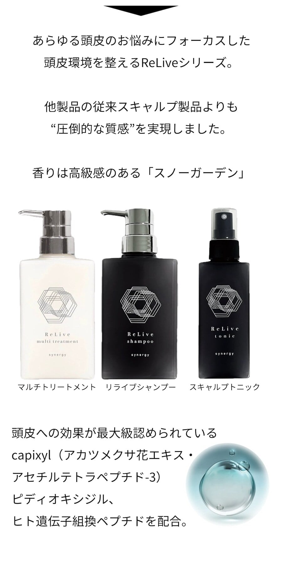 synergy(シナジー) リライブシャンプー 300ml | REJUBELLa