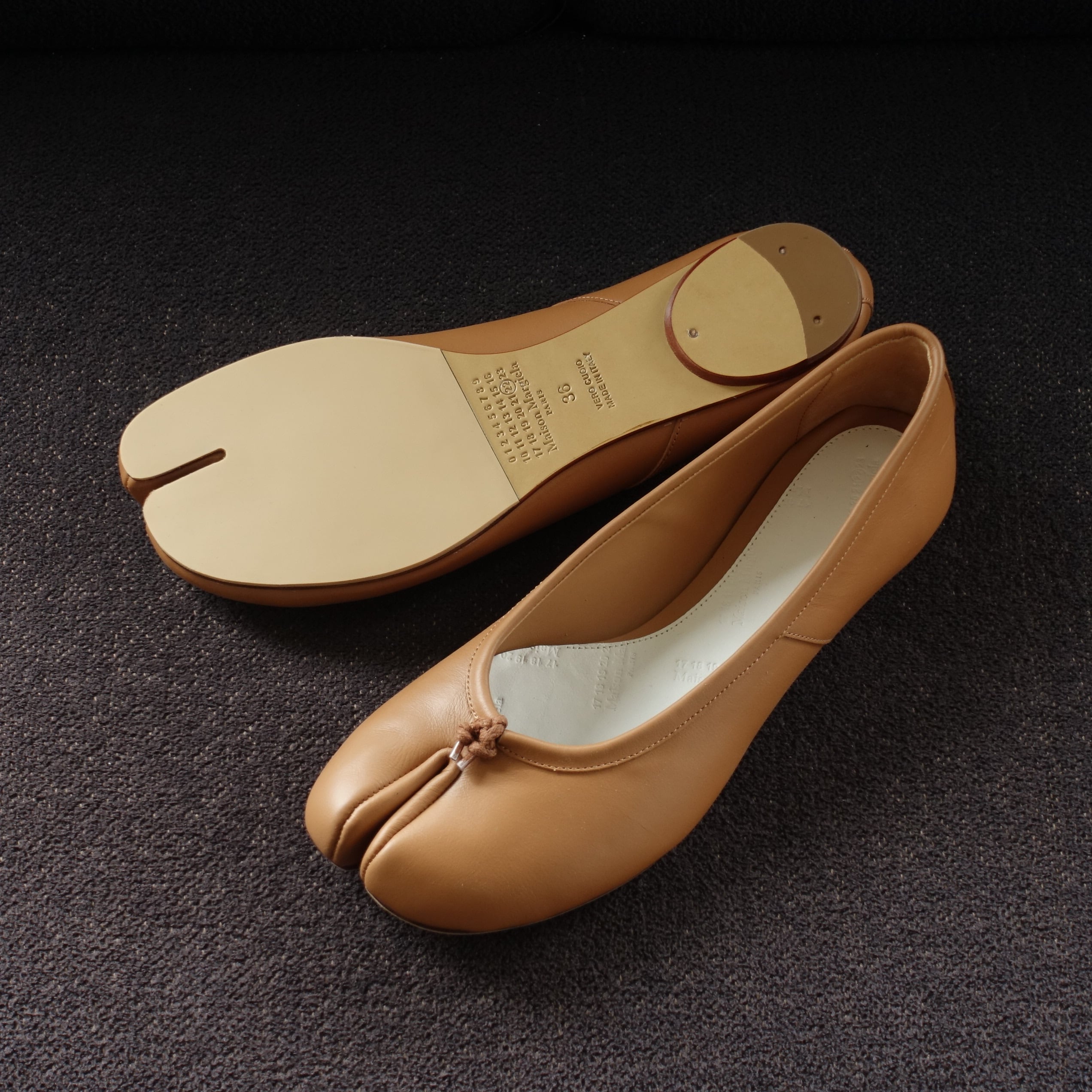 Maison Margiela メゾンマルジェラ 足袋バレエシューズ裏張り（ハーフ