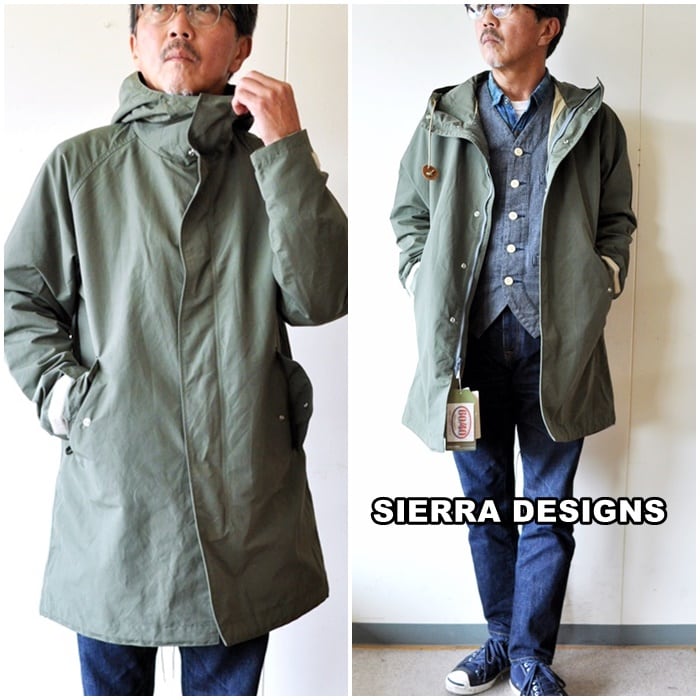 SIERRADESIGN シェラデザイン フィッシュテイルパーカー モッズコート