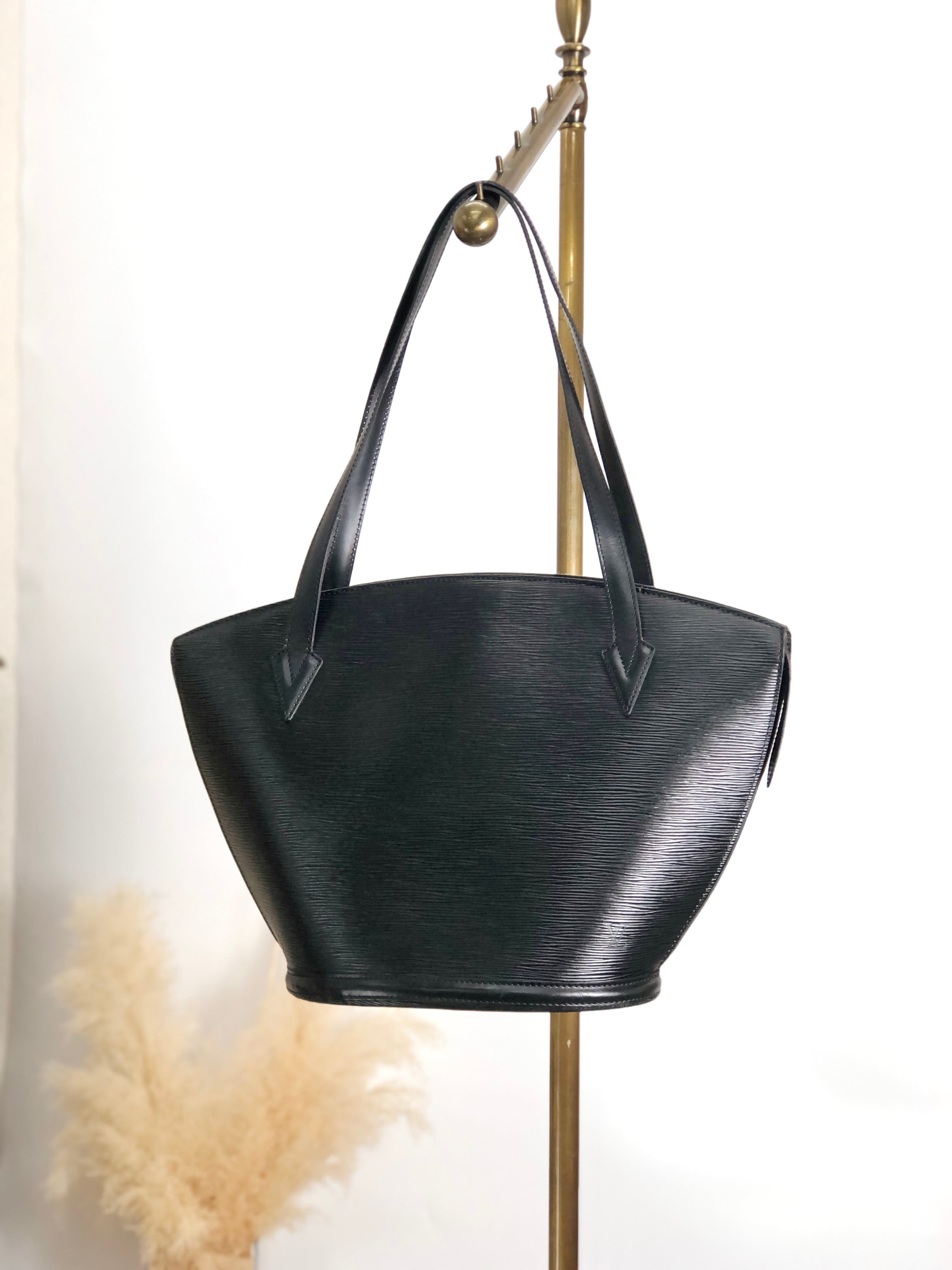 LOUIS VUITTON ルイヴィトン エピ トートバッグ ブラック レザー