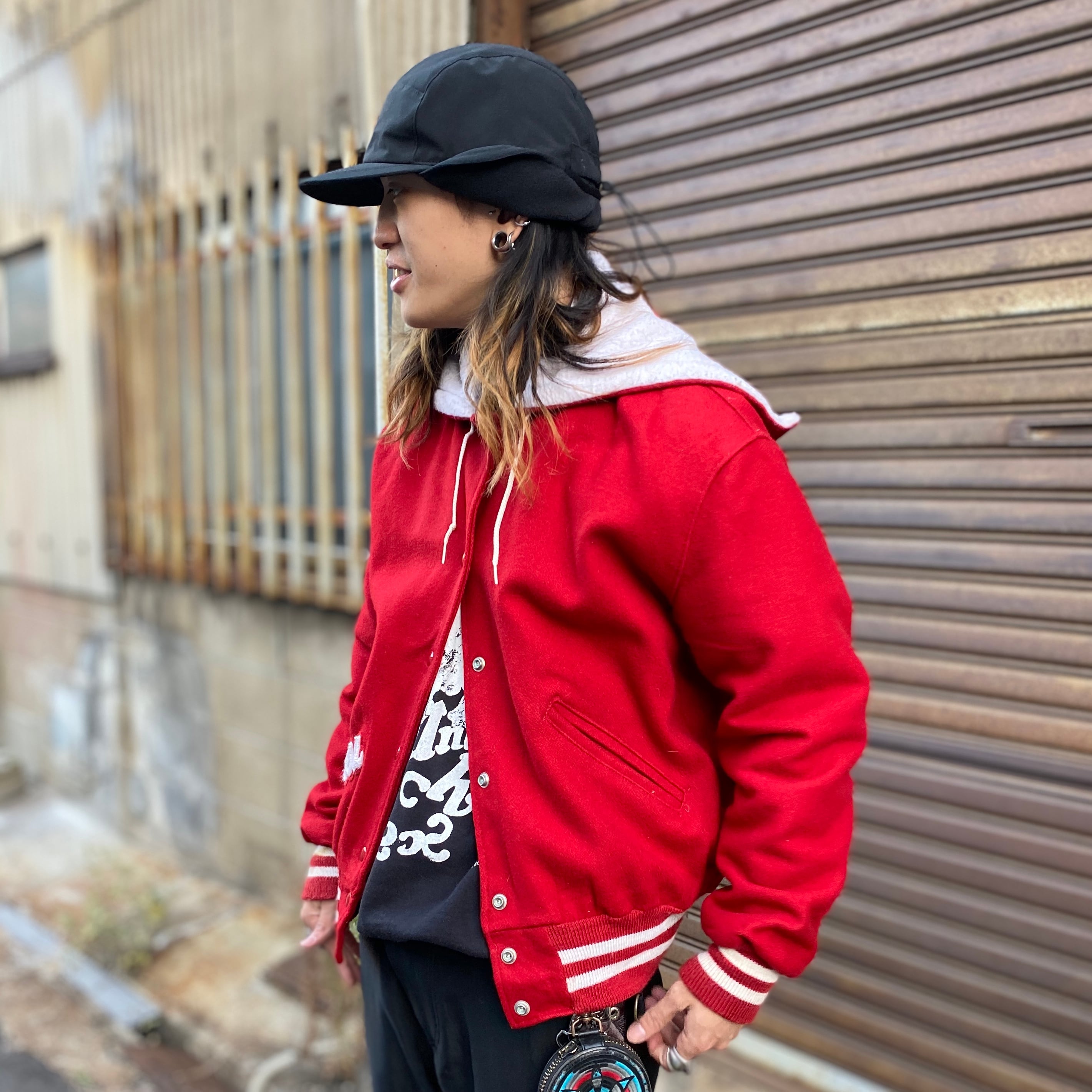 90年代 ビンテージ USA製 DeLONG デロング ワッペン セーラーカラー