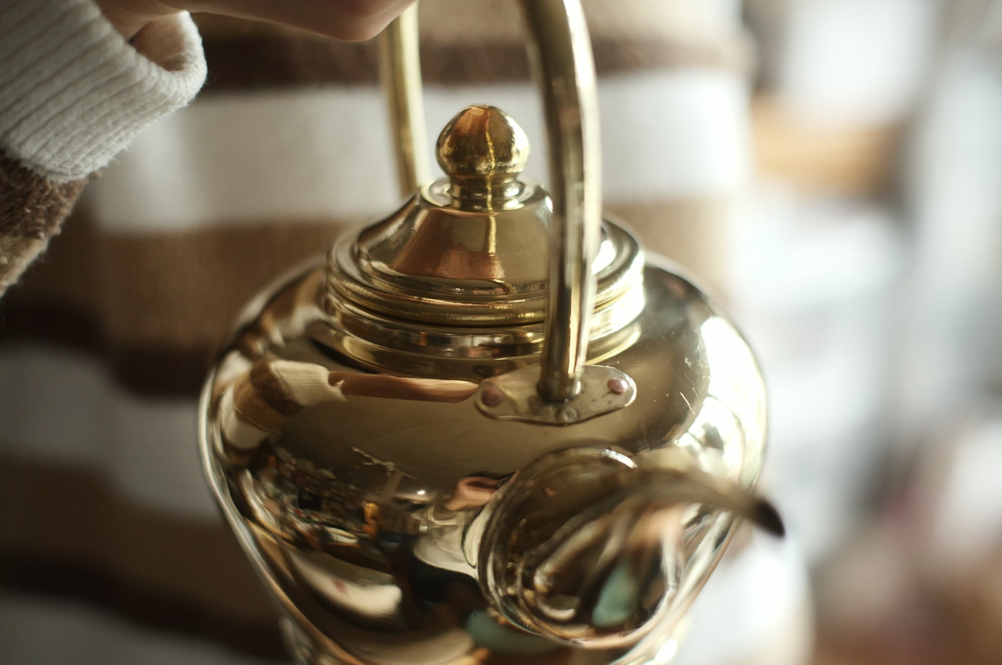 四川産 真鍮やかん | 北白川糕糰店