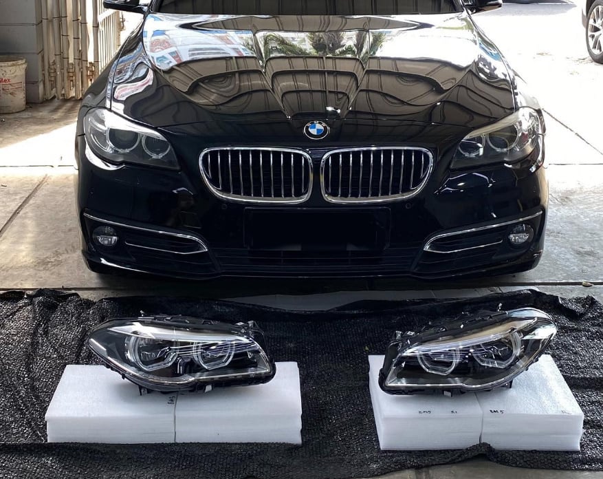 BMW 5シリーズ F10,F18,F11 グレードアップヘッドライト 左右セット