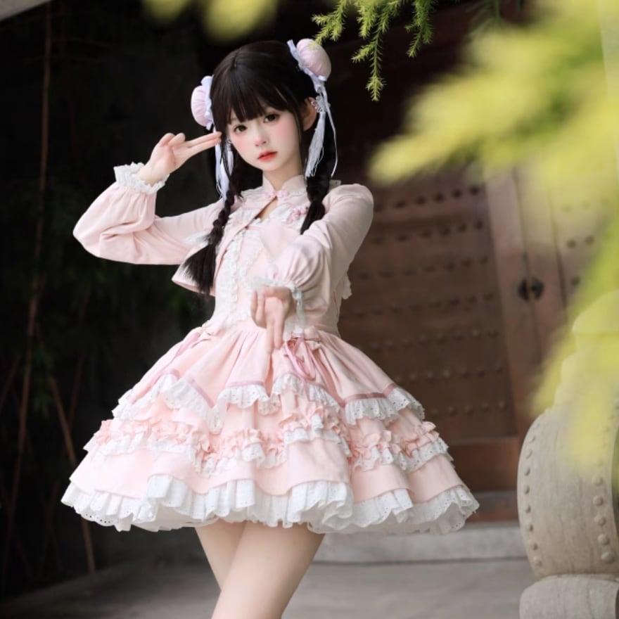 SEASONZ ゆめかわ セットアップ ジャケット ジャンパースカート フリル