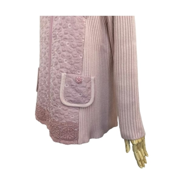 スーパービューティー ジャケット ニット キルティング 切替ジャケット