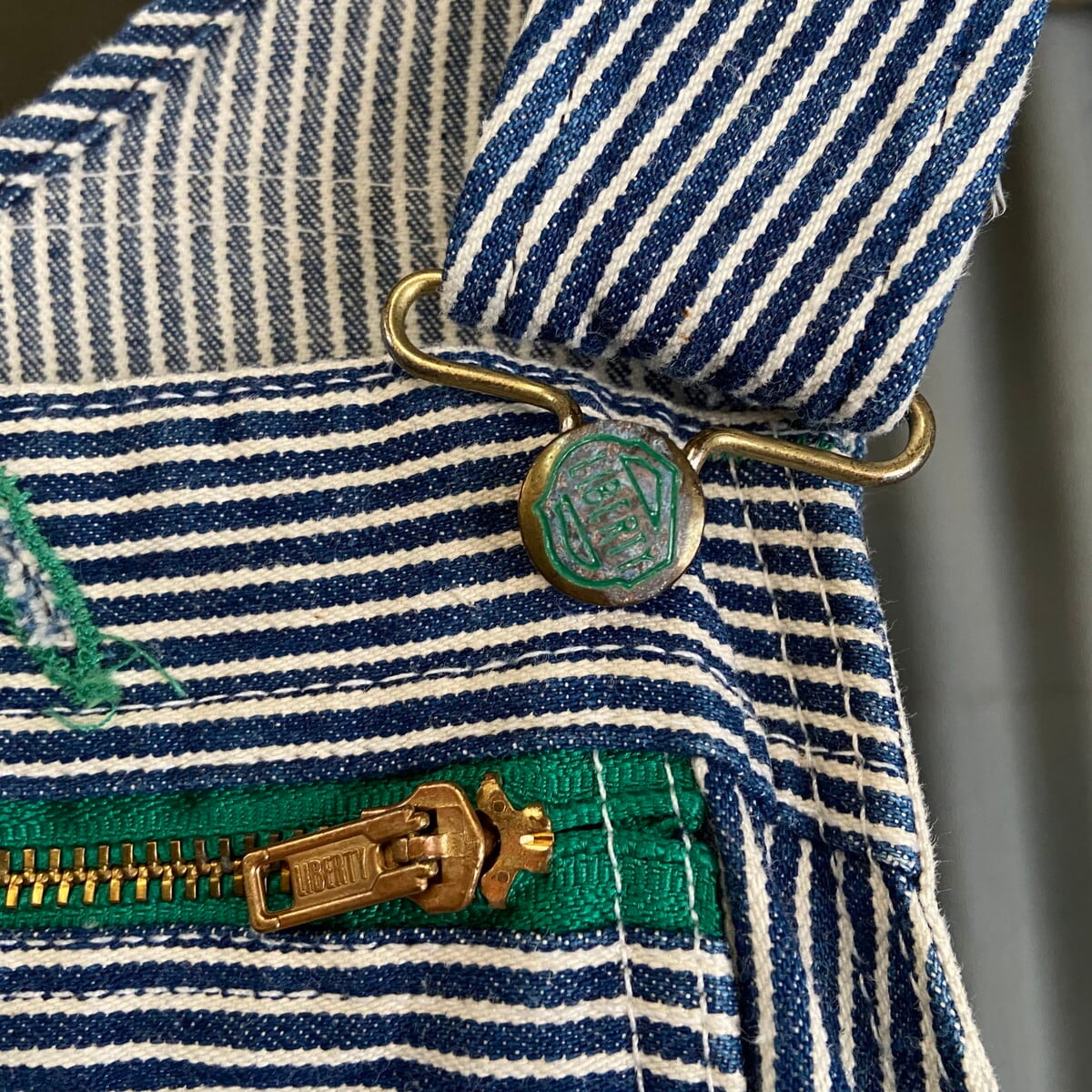 80〜90年代 LIBERTY リバティー ヒッコリーストライプ デニム
