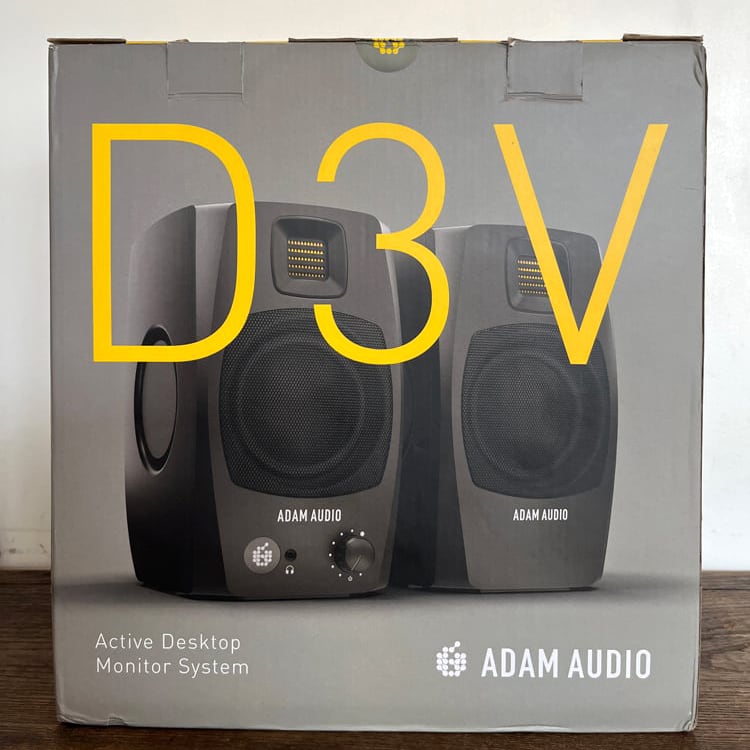 残り1点〉【スピーカー】Adam Audio - D3V Black | Jazzy Sport