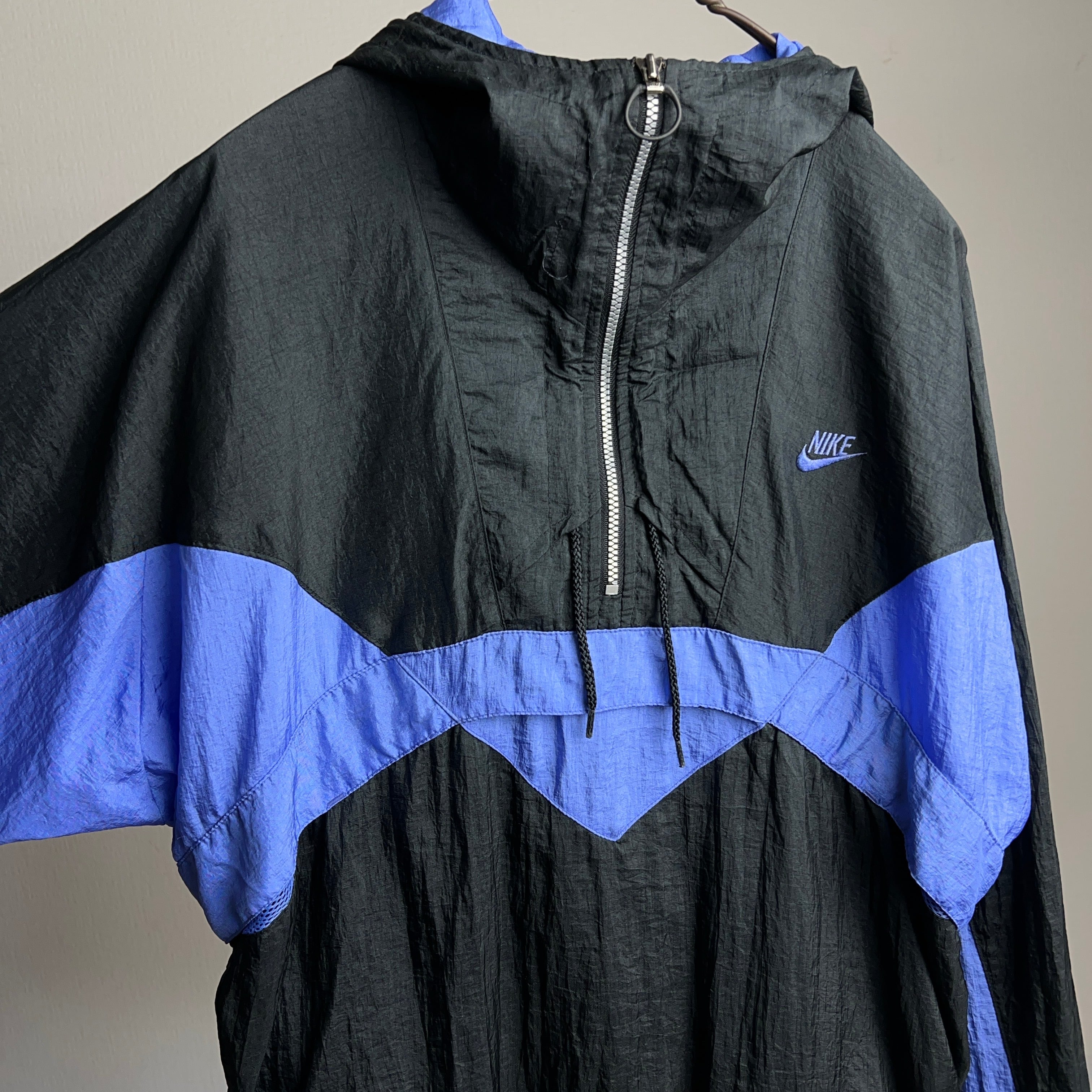90's~ NIKE Pullover Half-zip Nylon Jacket 90年代~ ナイキ ナイロン