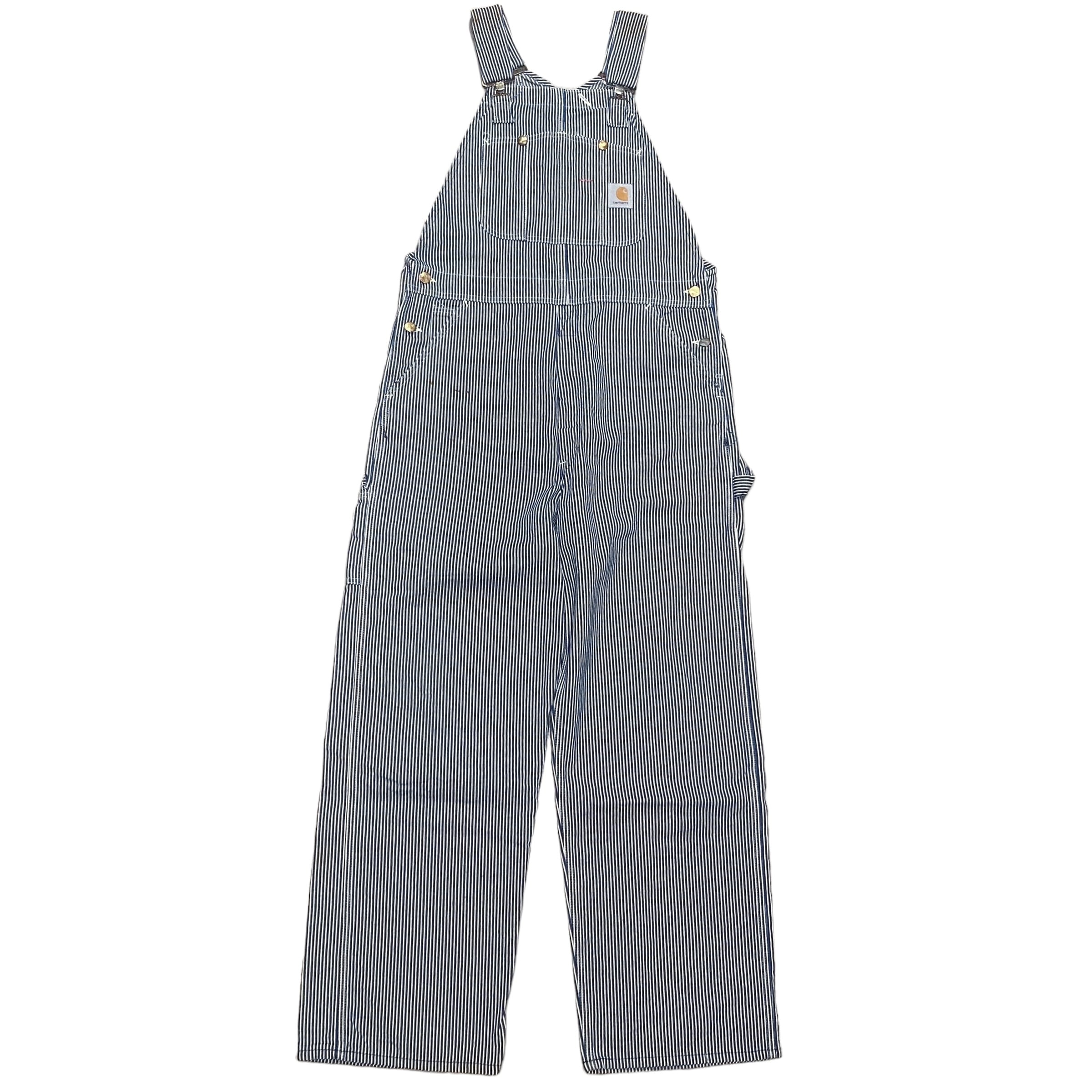 90's Carhartt Hickory Stripe Bib Overall / カーハート ヒッコリー